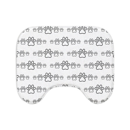 Paw Print Bath Mat Set — 3-Piece Non-Slip Pet Paw Bathroom Rug Set