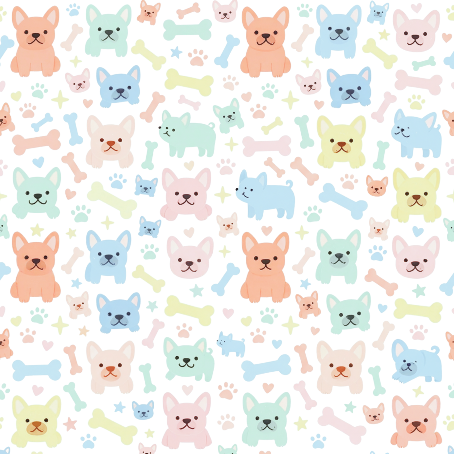 Colorful Frenchie Quilt Cover Set — 3-Piece Bedding (Duvet Cover + 2 Pillowcases)